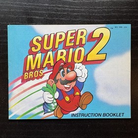 Super Mario Bros. 2 NES, Nintendo 1988 - CIB Cartridge, Manual, Box