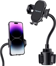 Cup Phone Holder for Car, Universal Adjustable Cup Holder Phone Mount with a Fle