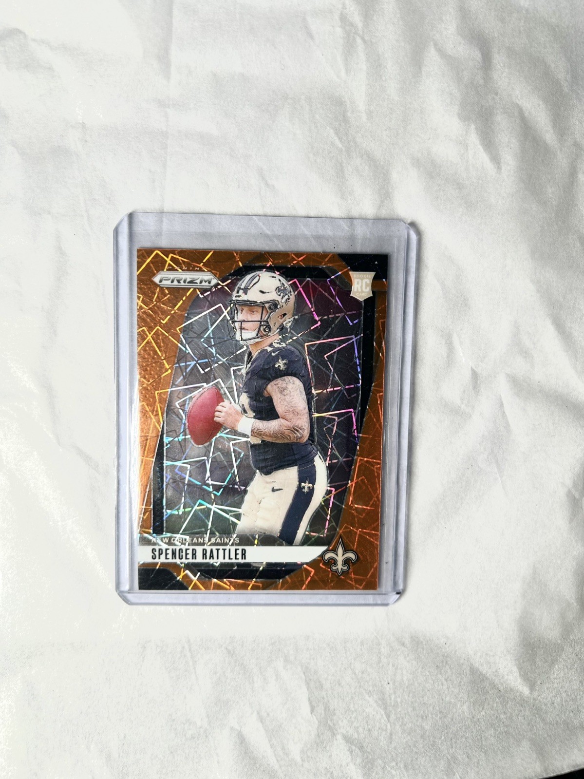 2024 Panini Prizm - Rookies Spencer Rattler #388 Lazer Prizm (RC)