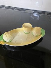Carlton Ware Buttercup Egg Cup Cruet Set