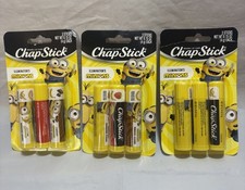 ChapStick Illuminations Minions Banana-Nana Rare Lip Balm 3-PK - Lot of 3 Packs