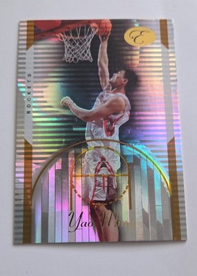 #38/99 2006-07 Bowman Elevation Yao Ming #21 Gold Rockets 