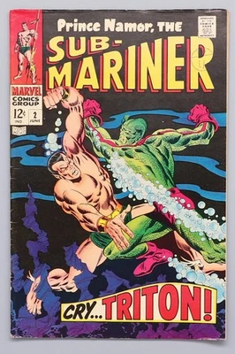 Prince Namor the Sub-Mariner #2 Superhelden Comic Heft Marvel englisch 1968 - Bild 1 von 4