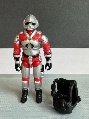 1986 Vintage Hasbro Gijoe Cobra Terror Drome Firebat Pilot AVAC Mint Complete