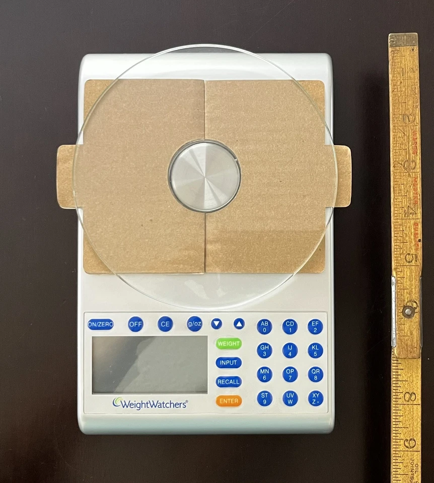 Báscula electrónica de alimentos WEIGHT WATCHERS con base de datos de valor de puntos nunca usada Foto 4 de 4