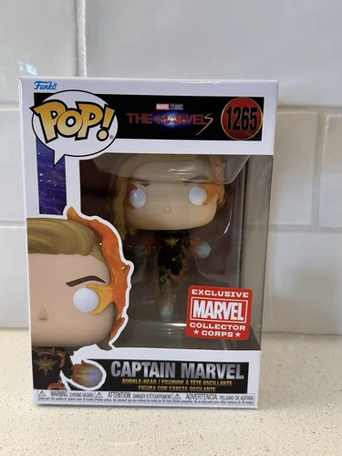 Funko Pop! Captain Marvel #1265 Marvel Collector Corps Exclusive The Marvels