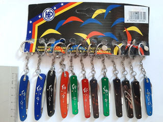 12 x Vintage mini Taschenmesser Schlüsselanhänger 5 cm 6 cm Vintage Klappmesser