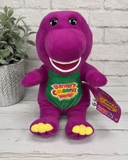 Barney s Colorful World Singing Plush 12 Fisher Price 2003 Barney Dinosaur