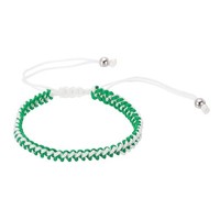 Lucky Handmade Armband Aus Geflochtener Schnur, Gebetsarmband, Weiß GrüN FüR