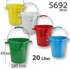 Vikan 5692 Hygiene Bucket, 20 Litre Choice of colour