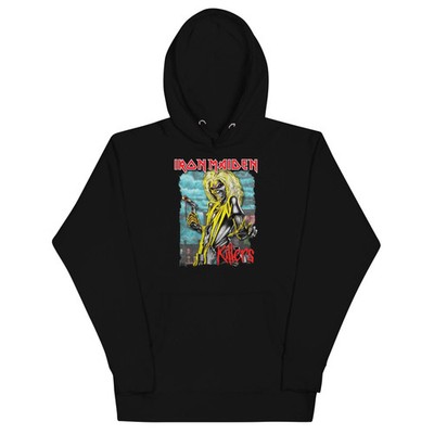 Iron Maiden Killers Mens Officially Licensed Hoodie Black