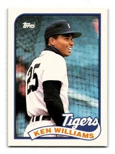 Ken Williams 1989 Topps Traded #129T Detroit Tigers Mint