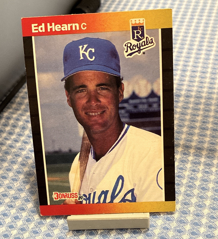Leaf 1989 Ed Hearn Kansas City Royals #297 MLB Baseball Card Base Set