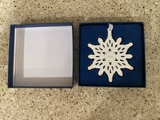 Dillards Department Store 2022 Annual Snowflake Christmas Tree Ornament in Box