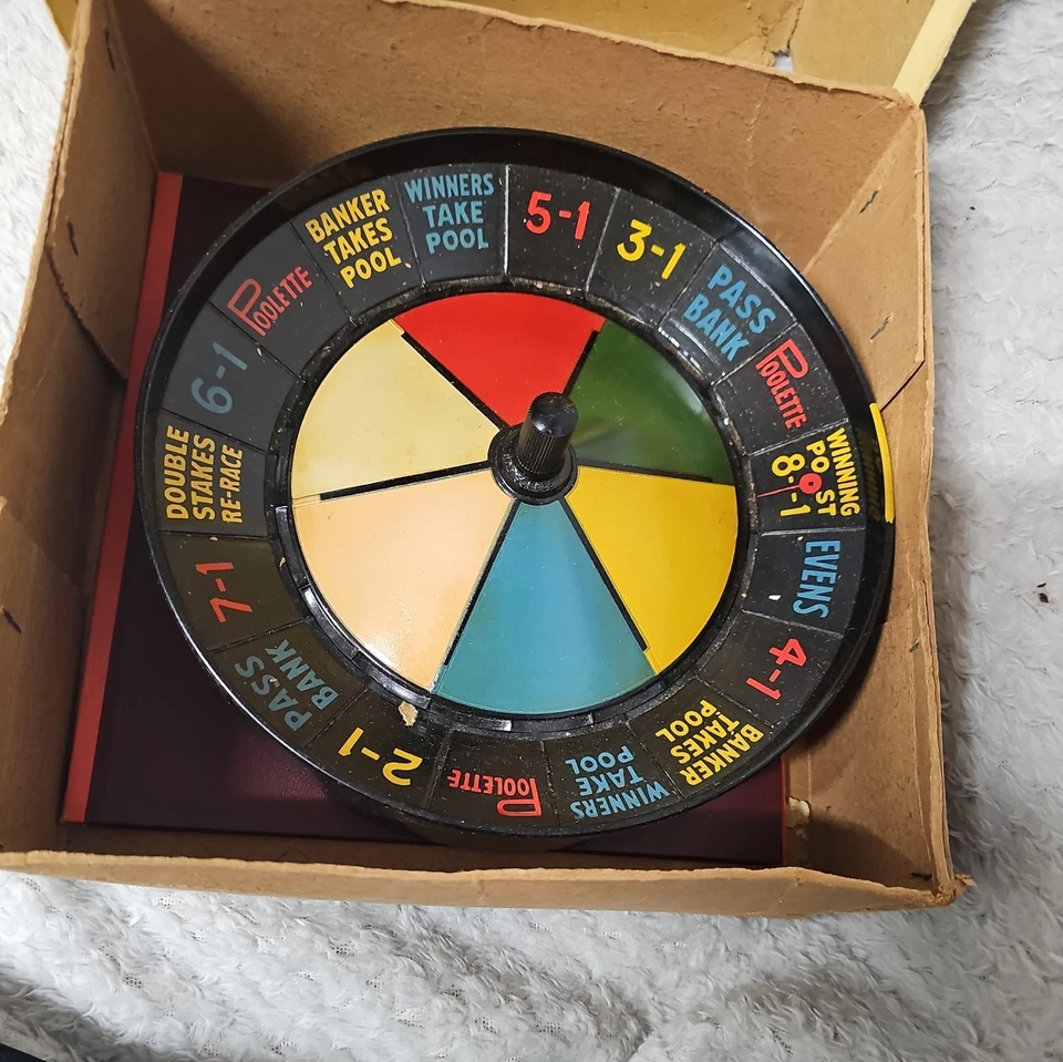 Boxed 1930s Roulette Style Board Game / 'Foolette' / Vintage  - Image 2 of 4