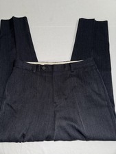 Brooks Brothers 1818 Madison Dress Pants Men's Charcoal Gray Wool W33 L30