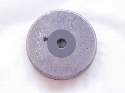 .1250 CLASS Y CARBIDE MASTER PLAIN BORE RING GAGE ONSIZE 1/8 3 mm .125