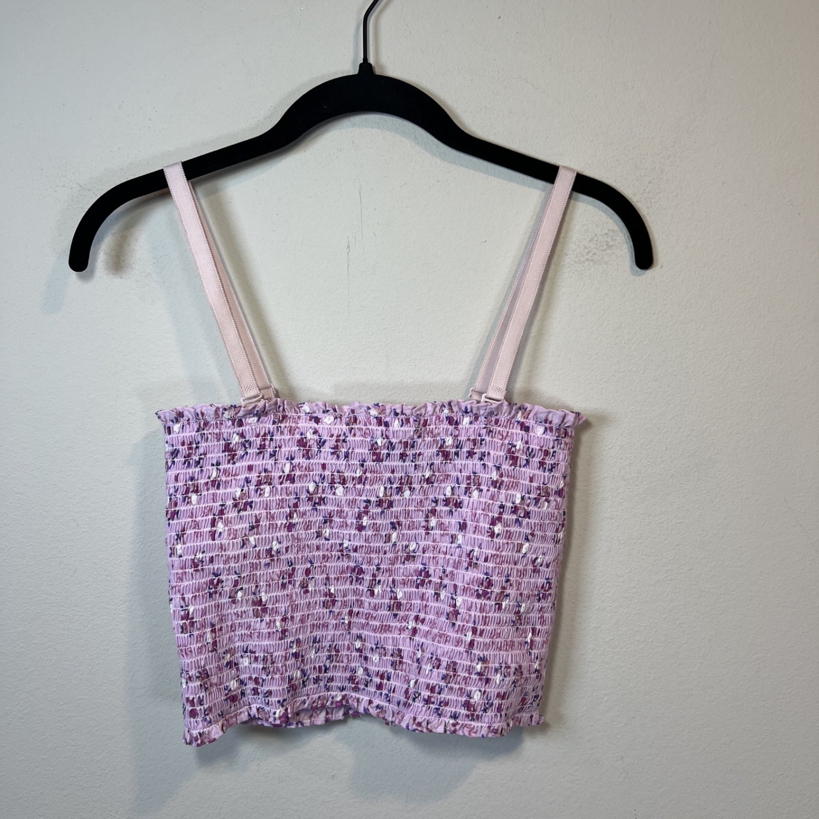 Expand-A-Band Breast Binder Lavender Floral Lined Post Surgical Dry Release  Med