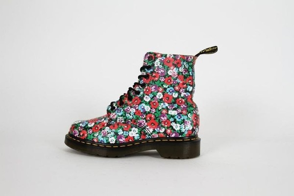 Women Dr. Martens Boots Multicolor Leather 36.5