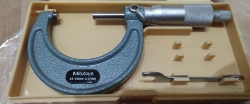 Mitutoyo Micrometer 50mm-75mm/ 0.01mm, very good condition limited From JAPAN