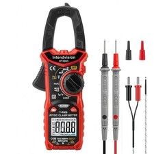 AC/DC Digital Clamp Meter T-RMS 6000 Counts, Multimeter Voltage Tester Auto-rang