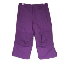 Lands' End Kids Purple Insulated Snow Pants Reinforced Knees Seat Size 4