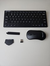 TECKNET Wireless Keyboard and Mouse Combo, Mini Cordless Computer Keyboard and M