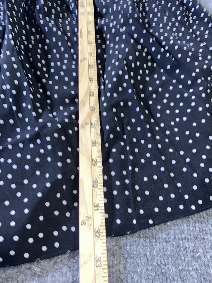 Falda negra lunares blancos talla L Foto 3 de 4