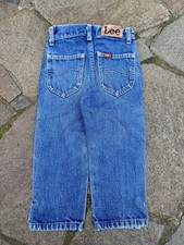 Vintage 80  s Lee Riders Denim Jeans Size Kids 4 USA Made