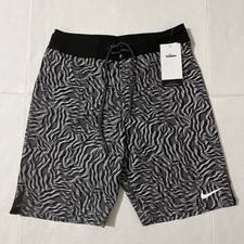 Nike 9" Volley Swim Shorts Trunks Beach Wild Packable Men's Sz 28 Iron Grey New