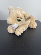 The Lion King Simbas Pride Plush Licking Nala Disney Mattel 1998 RARE Squeeze