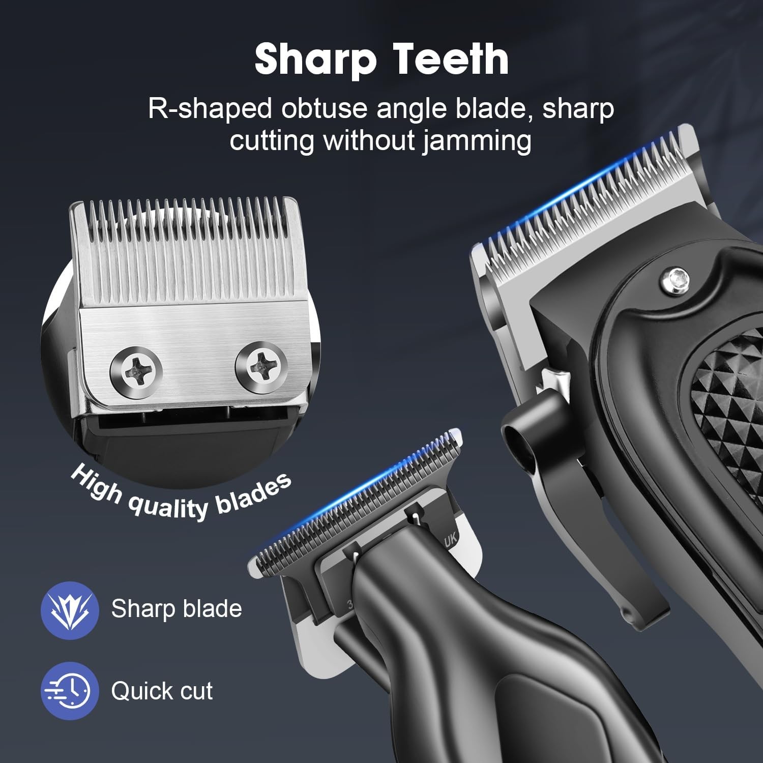 HIENA Professional Hair Clipper Set & Trimmer Kit for Men, Rechargeable... 