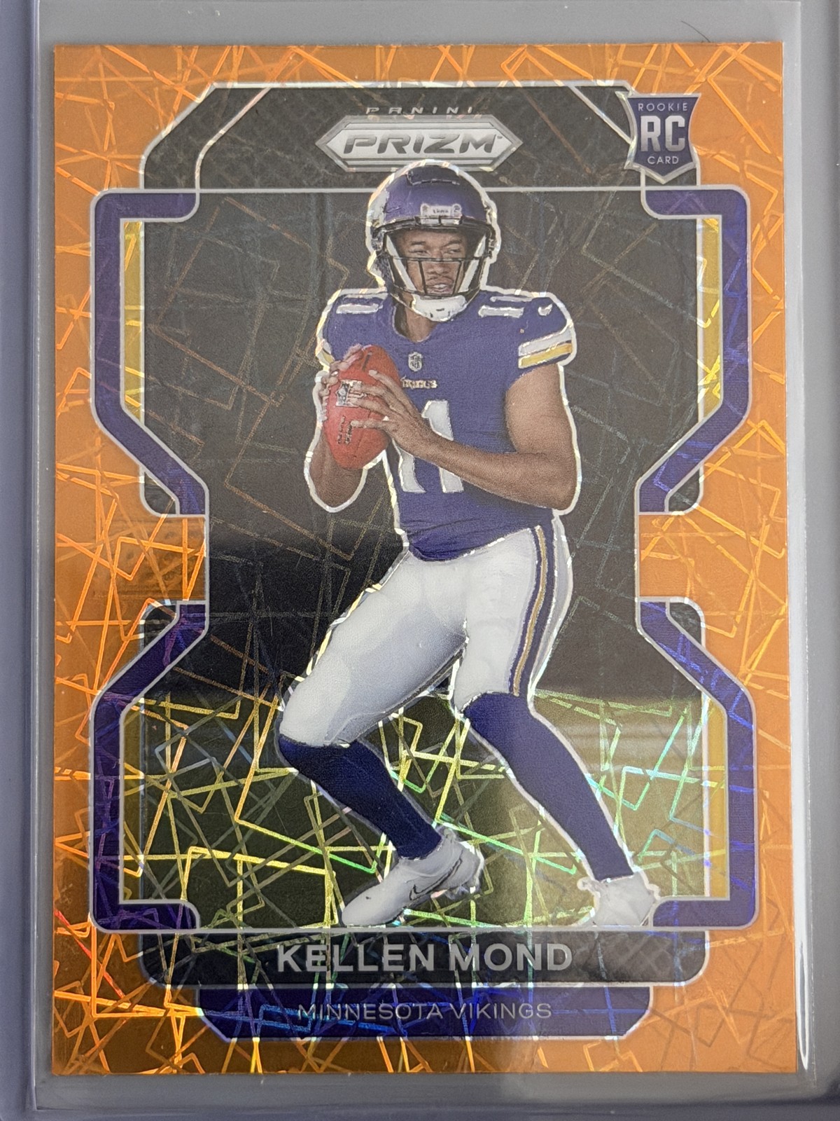 2021 Panini Prizm - Rookie Kellen Mond #351 Lazer Prizm (RC)