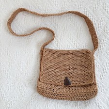 Borsa a tracolla Helen Kaminski Australia Rafia tessuto paglia Madagascar Boho Resort
