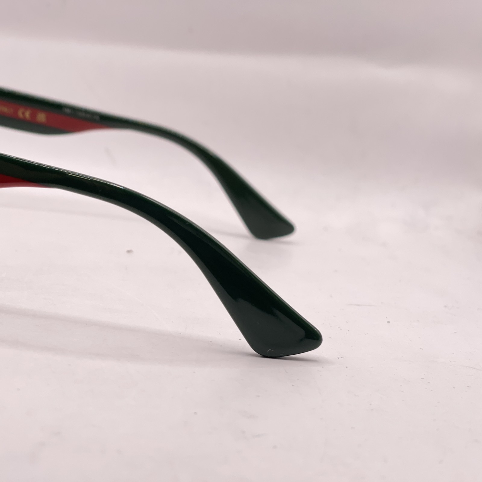 Gucci Mens Square Full Rim Colorblock Sunglasses GG0341S Black Multi Pre-Owned thumbnail 6