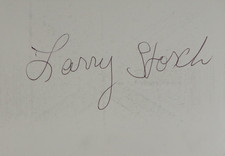 Autogramm amerikanischer TV- und Film Schauspieler Larry Storch (122131)