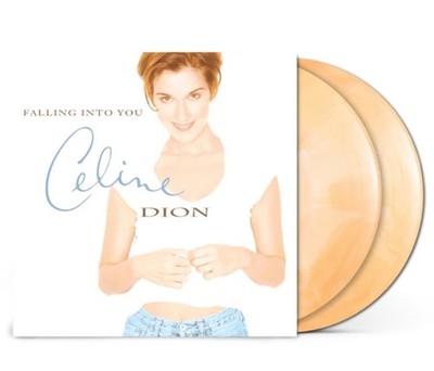 Celine Dion   Falling Into You Limited Edition PEACH Vinyl 2LP Rare