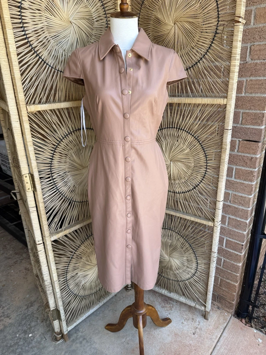 Calvin Klein Faux Leather Sleeveless Sheath Dresses for Women for sale |  eBay