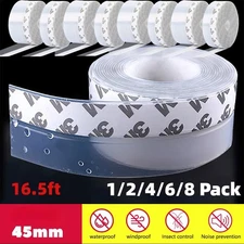 Door Draft Stopper, Under Door Sweep, Weather Stripping Door Seal,Window Blocker