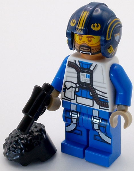 Captain Porter 75364 Star Wars Ahsoka Series Lego® Minifigur Pilot E-Wing Neu-image