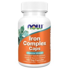 Now Foods Eisen-Komplex 27 mg, 100 Kapseln