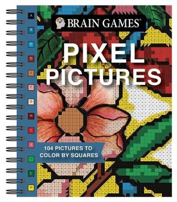 Brain Games - Pixel Pictures: 104 Pictures to Color by Squares by Publications I