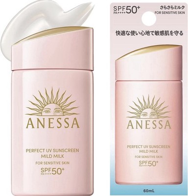 Anessa Perfect UV Sunscreen Mild Milk for Sensitive Skin SPF50+/PA++++ 60ml