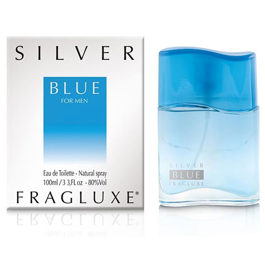 Парфюмерная вода Fragluxe Mens Silver Blue EDT Spray 3,4 унции 5425017731580