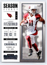 2017 Panini Contenders #51 Larry Fitzgerald