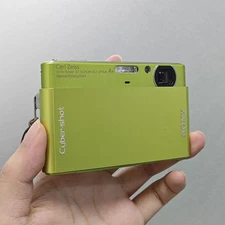 SONY DSC-T77 Digital Camera Cyber Shot 4.0x Optical Zoom Green English