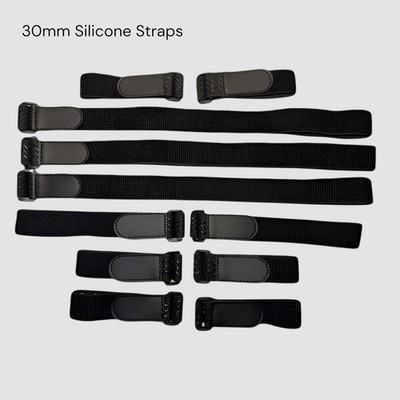 10 Elastic Full Body Tracker Straps - Silicone Backed, SlimeVR Compatible Straps