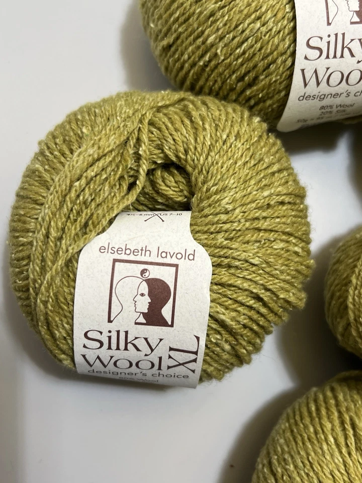 Elsebeth Lavold LANA DE SEDA XL Hilo JUGO DE LIMA 50gr/104yds ea. Juego de 13 lana seda Foto 3 de 4