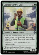 Damage Control Crew 99 Uncommon Marvel's Spider-Man Magic: The Gathering NM