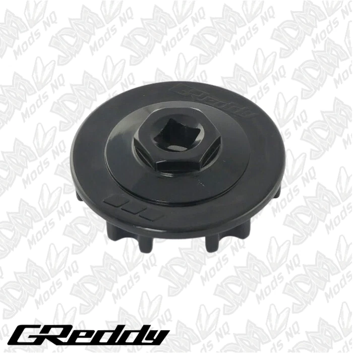 GReddy Oil Filler Cap Type-B 02 Silver M32xP3.5 Fits NISSAN/HONDA/SUZUKI — 第 3/4 张图片